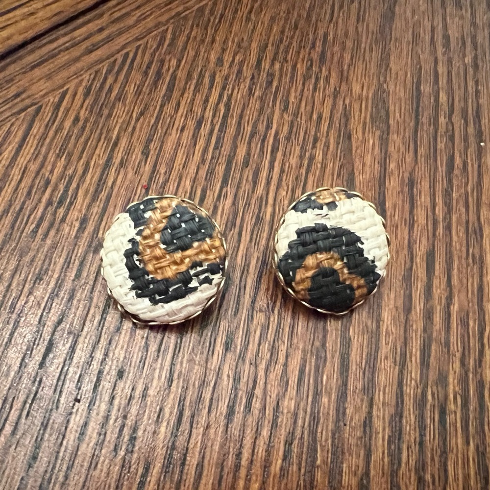 Plunder Leopard Studs